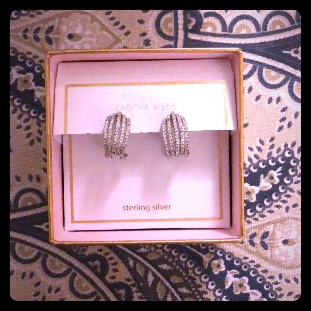 Tabitha Webb sterling silver earrings